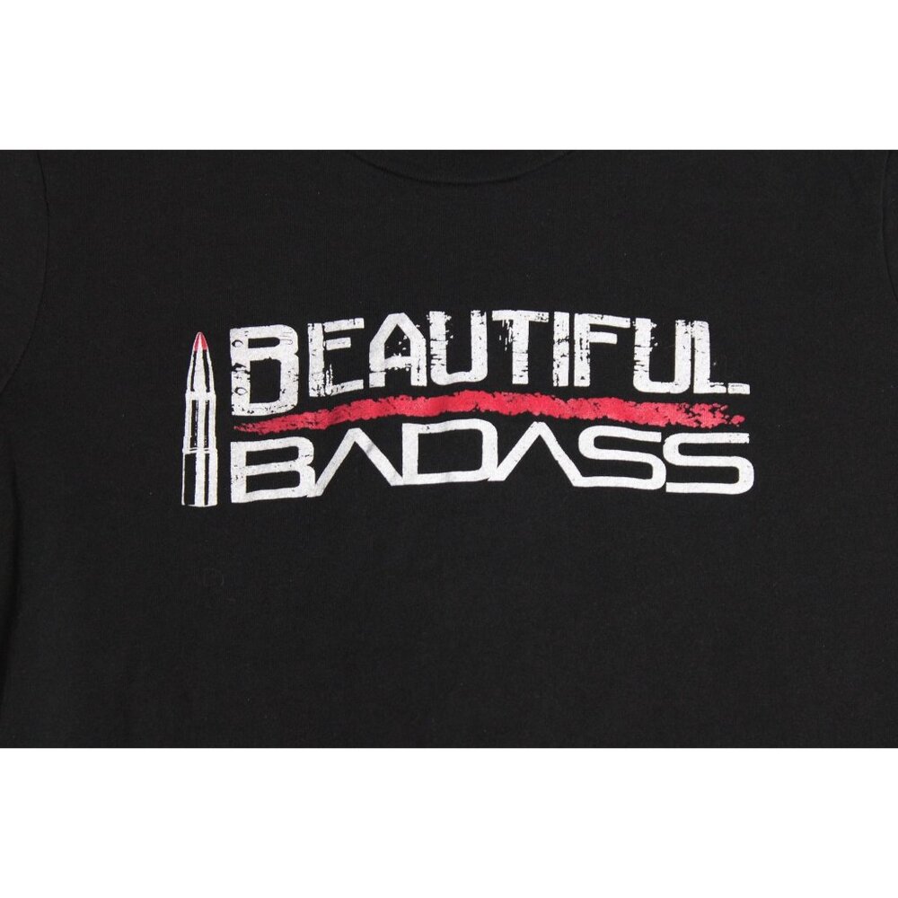 Grunt Style Beautiful Badass Black Tee Shirt Women's Large